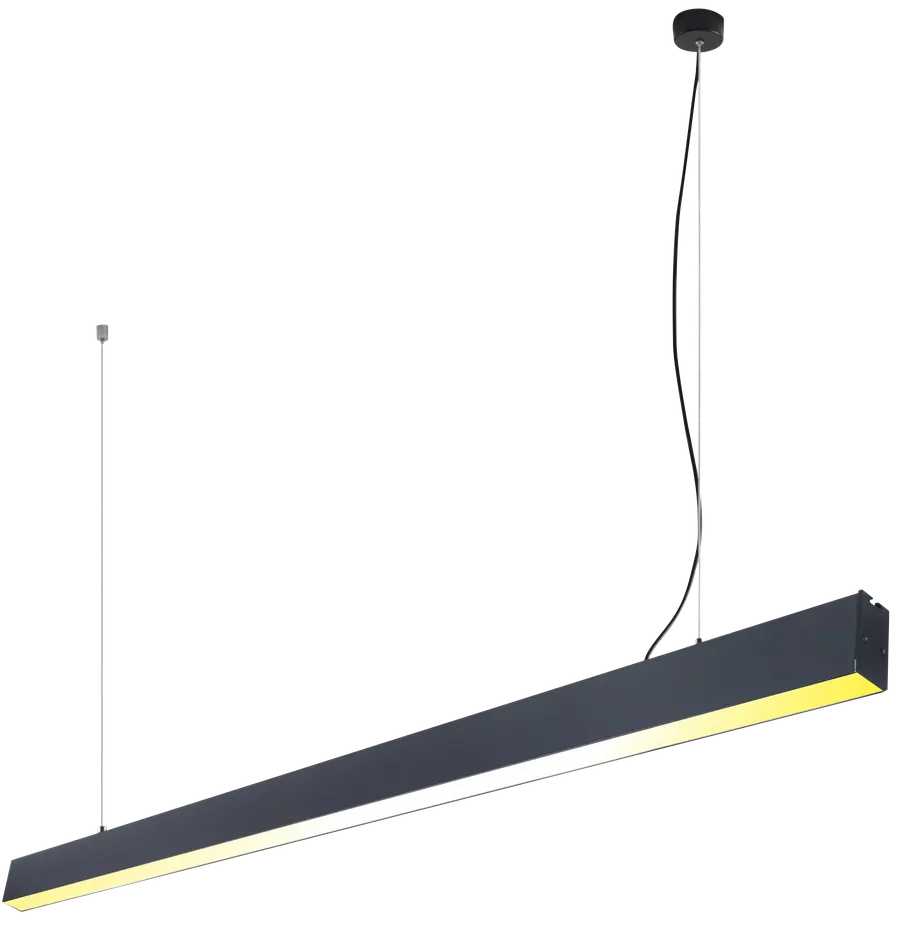 LED Linear Hanging Light + Spot Light Switch CCT