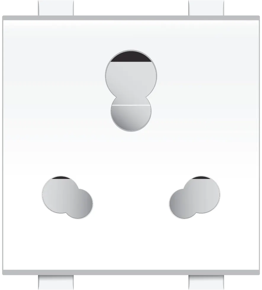 6 & 16A. universal socket