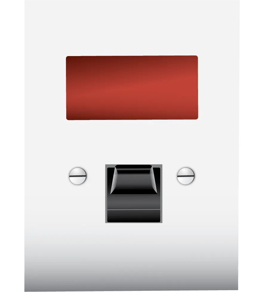32A DP Switch with Indicator Flush Type