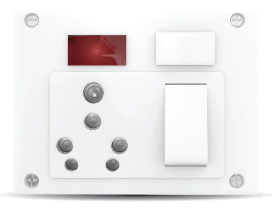 6A 16A Switch Socket Combined with fuse & Indicator without safety shutter