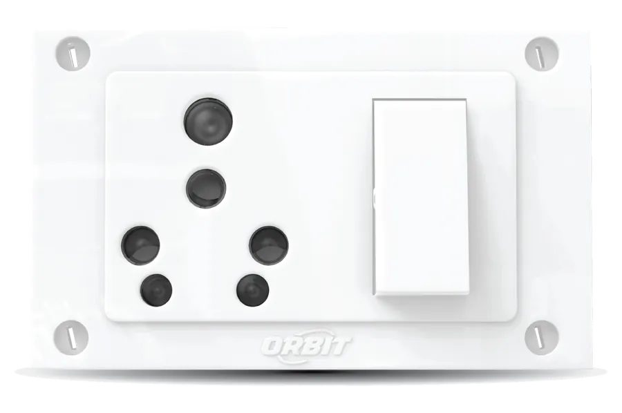6A 16A Switch Socket Combined without Safety Shutter