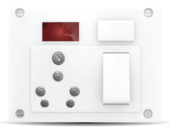 6A 16A Switch Socket Combined with fuse & Indicator without safety shutter