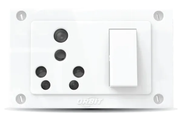 6A 16A Switch Socket Combined without Safety Shutter